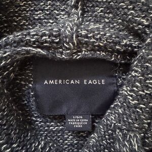 American Eagle Knit Sweater Hoodie